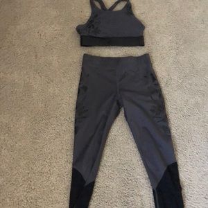 COPY - Matching tights and sports bra.